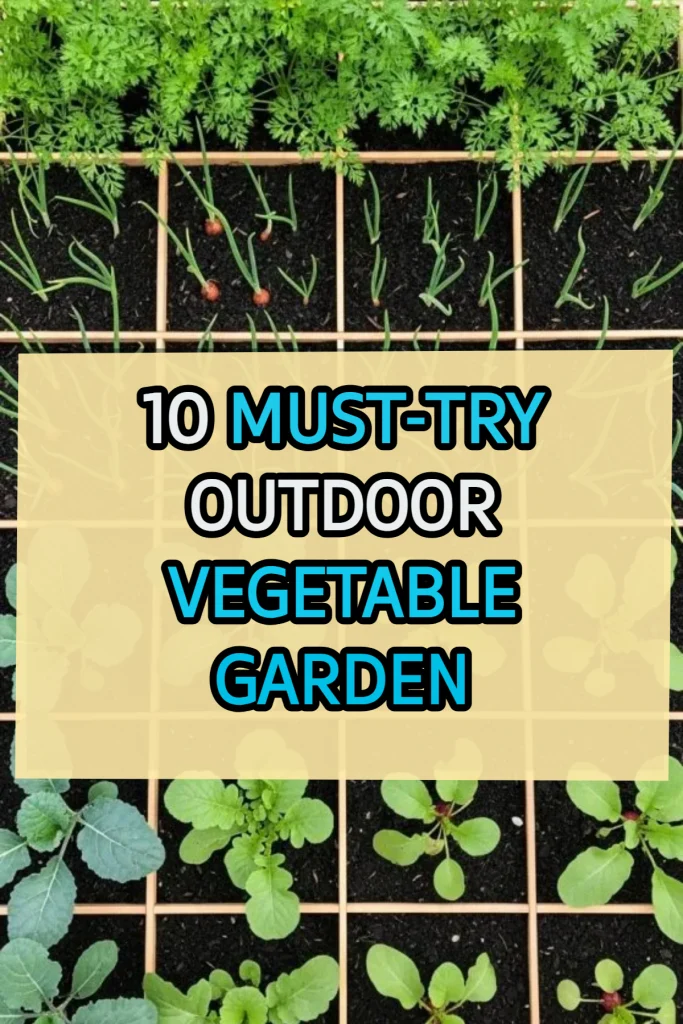 10 Outdoor Vegetable Garden