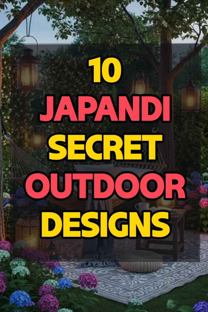 10 Secret Outdoor Designs