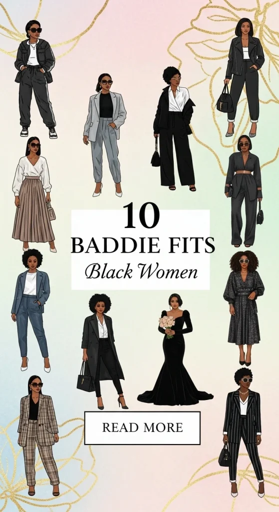 10 Baddie Fits Black Women ideas